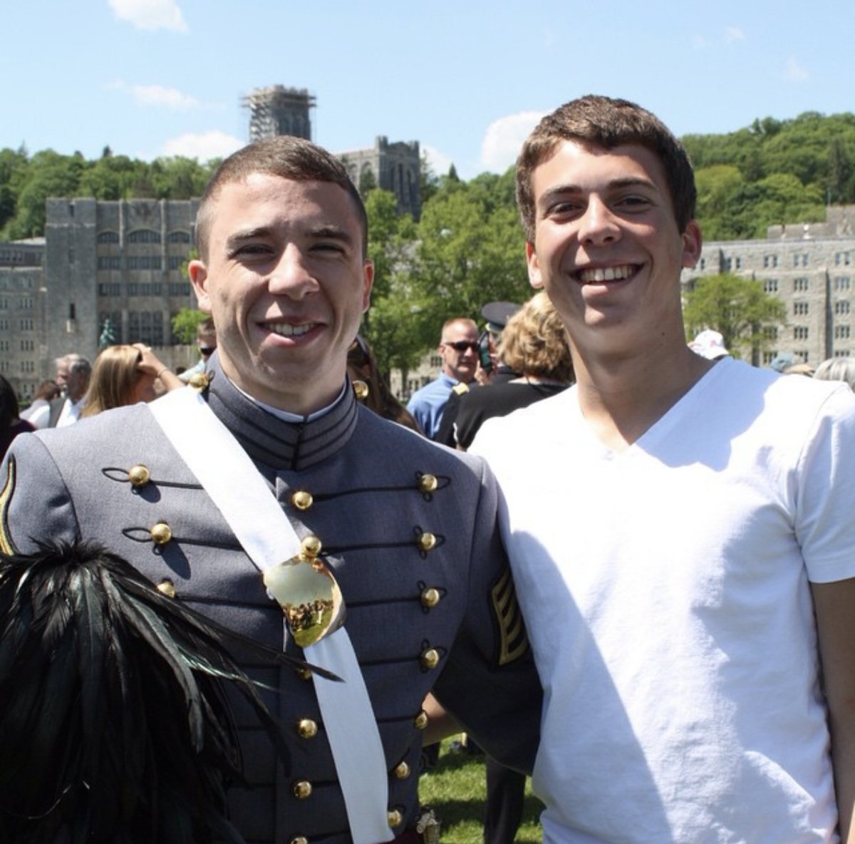 Chris Ochs at West Point graduation, Class of 2015.